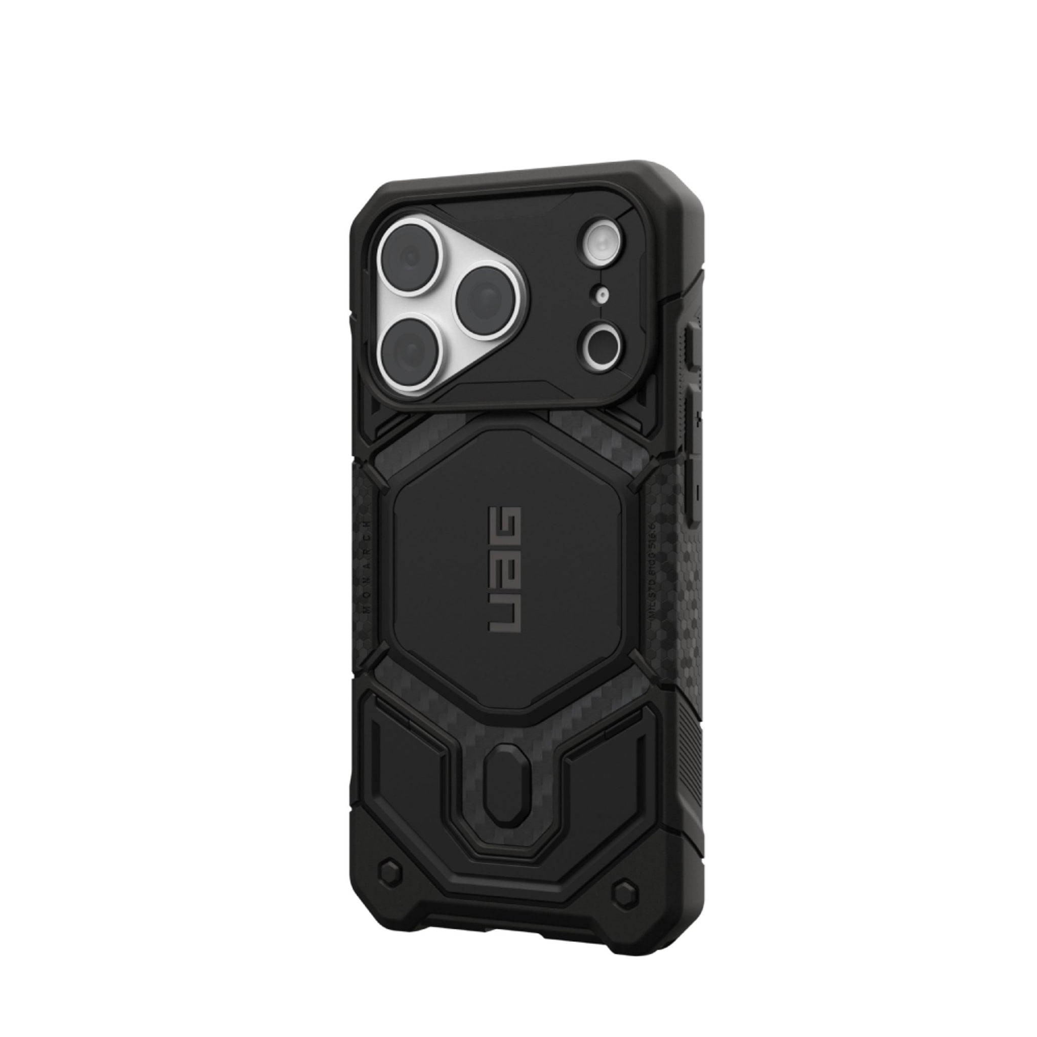 iPhone 18 Pro / 17 Pro UAG Monarch Pro Cover - MagSafe Kompatibel - Carbon Fiber