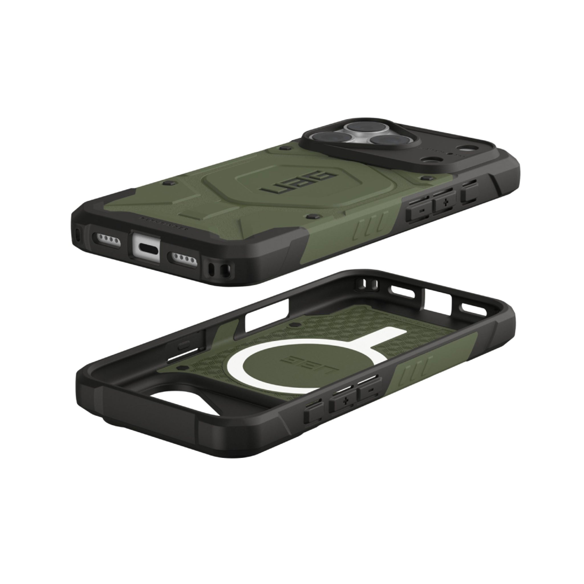 iPhone 18 Pro / 17 Pro UAG Pathfinder Cover - MagSafe Kompatibel - Grøn