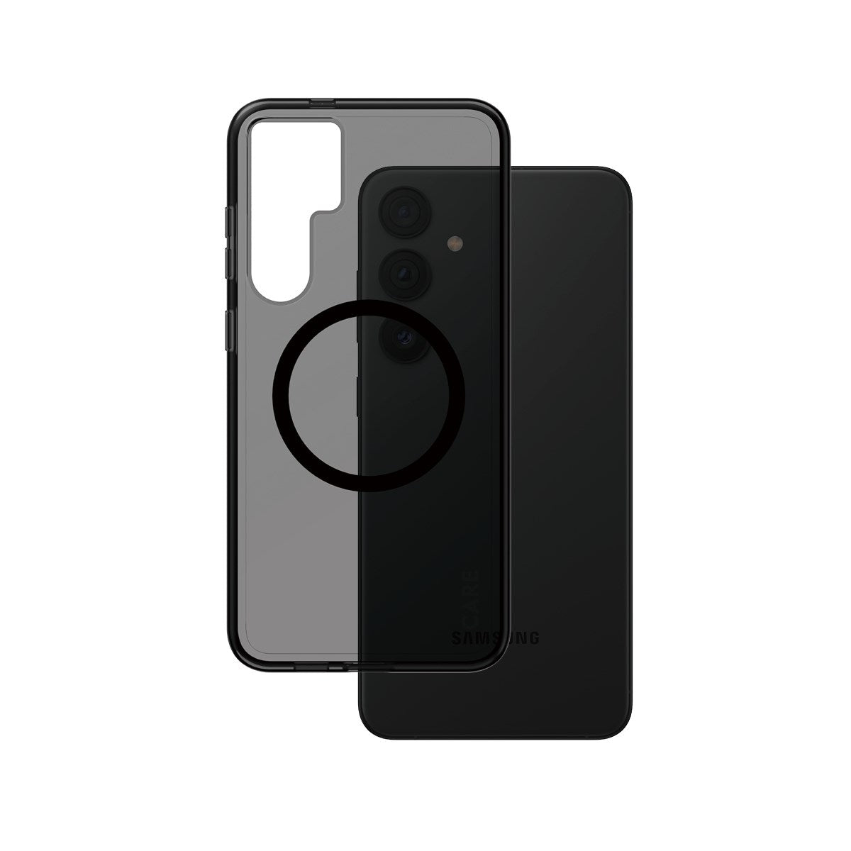 CARE by PanzerGlass Samsung Galaxy S24+ (Plus) FLAGSHIP Urban Combat Case - MagSafe Kompatibel - Smokey / Black