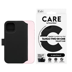 CARE by PanzerGlass iPhone 15 Feature Tango 2-in-1 Cover m. Pung - Sort