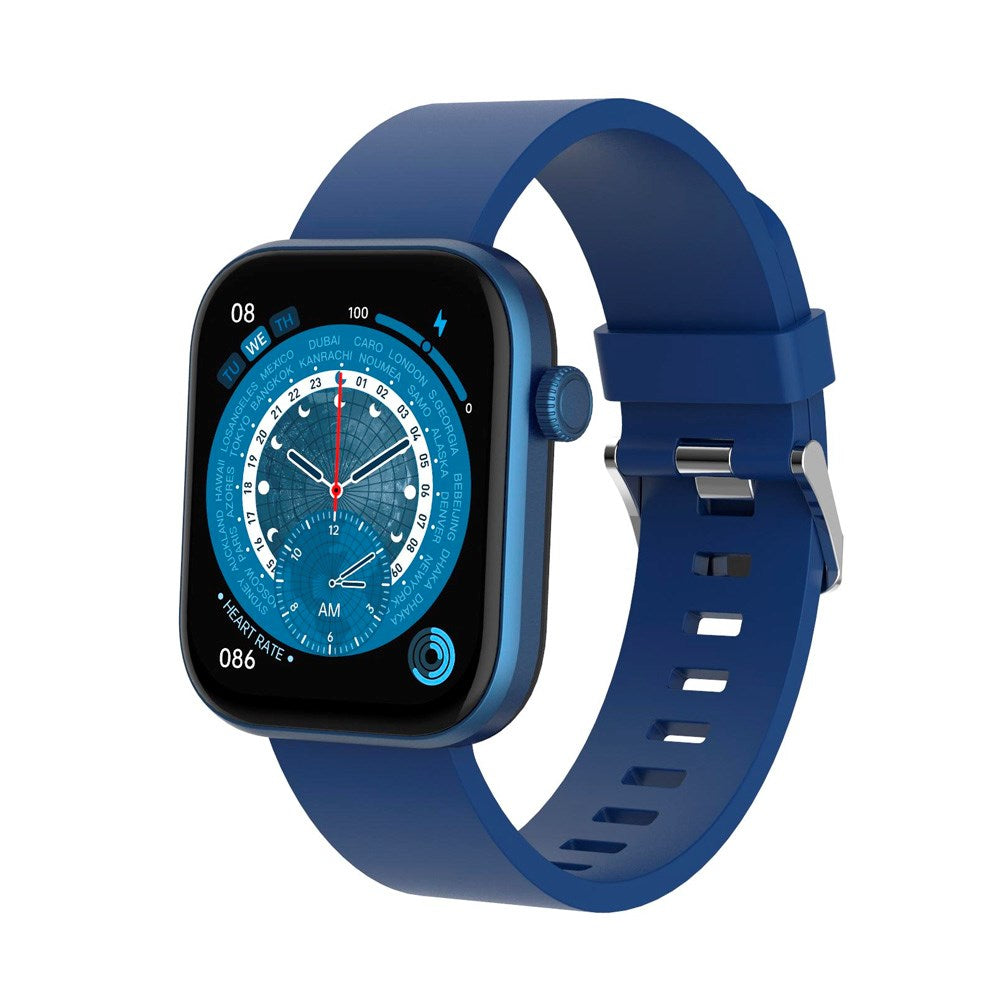 Denver SWC-185 Bluetooth Smartwatch m. Sundheds- & Sportstracker - Mørkeblå