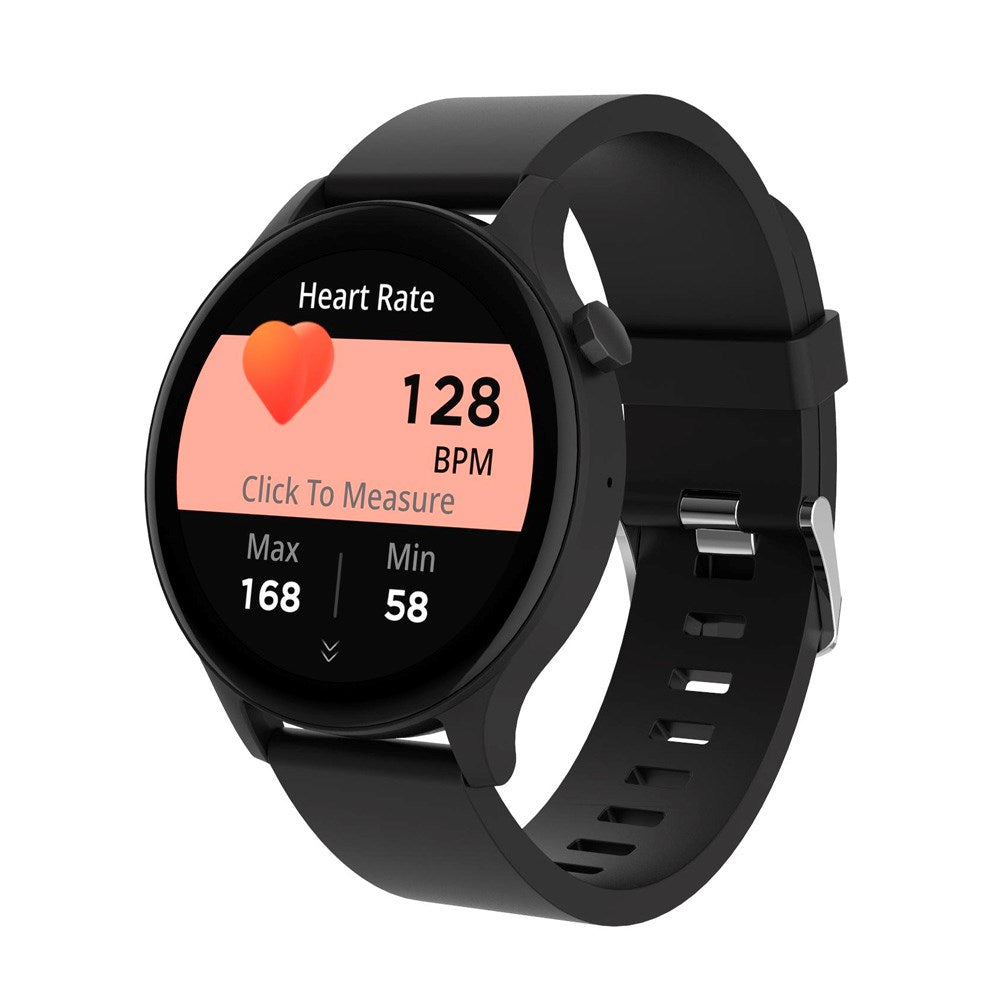 Denver Bluetooth Smartwatch m. Indbygget Sundhedssporing & Stemmekontrol - Sort