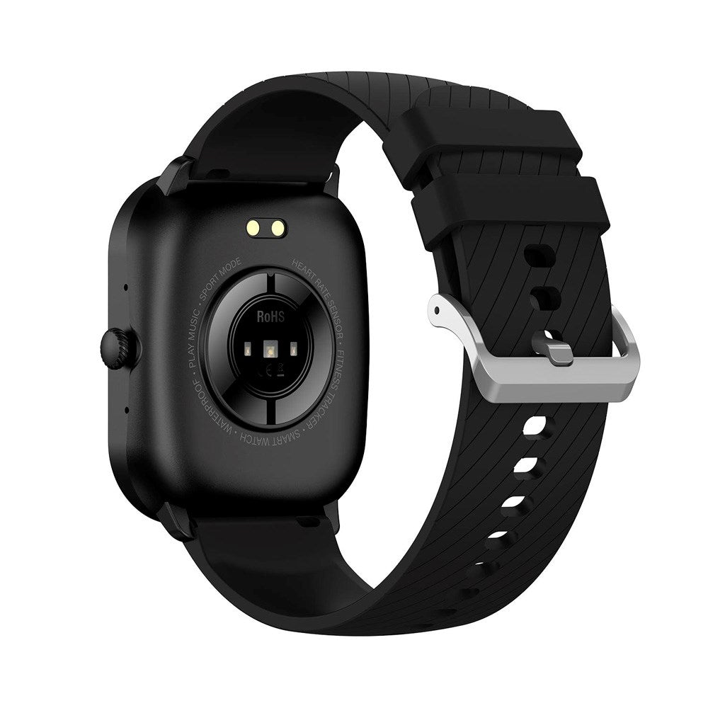 Denver SWC-187 Bluetooth Smartwatch m. Sundhedstracking & Stemmekontrol - Sort