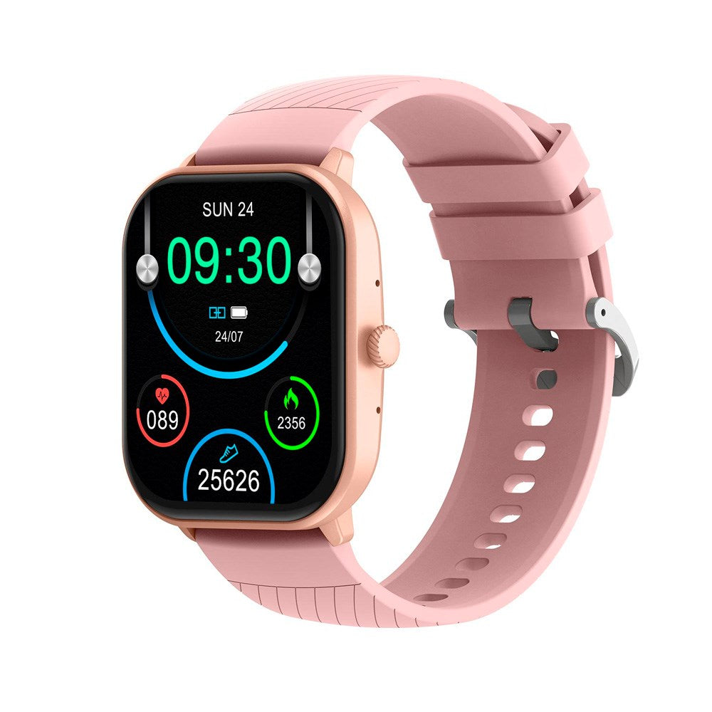 Denver SWC-187 Bluetooth Smartwatch m. Sundhedstracking & Stemmekontrol - Lyserød