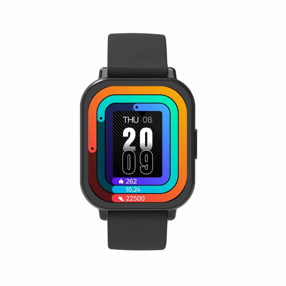 Denver SWC-176B Smartwatch m. Søvn- og Fitnesstracker - Silikone Rem - Sort