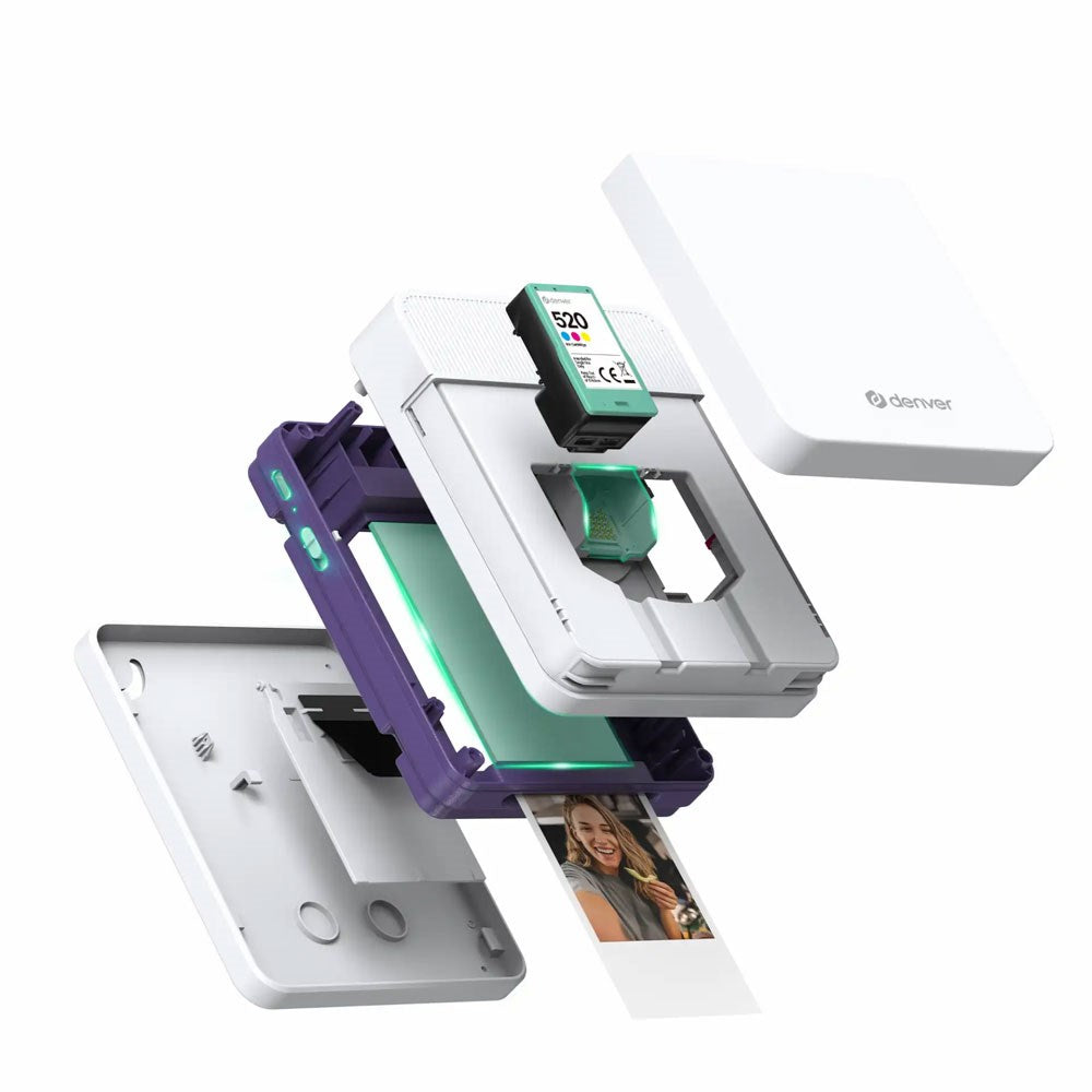 Denver MCP-6010 Bluetooth Printer - Hvid