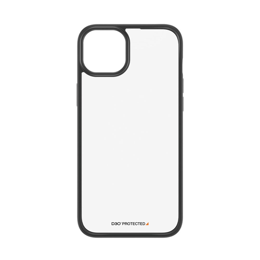iPhone 15 Plus Cover PanzerGlass D3O Bio ClearCase - Sort Kant