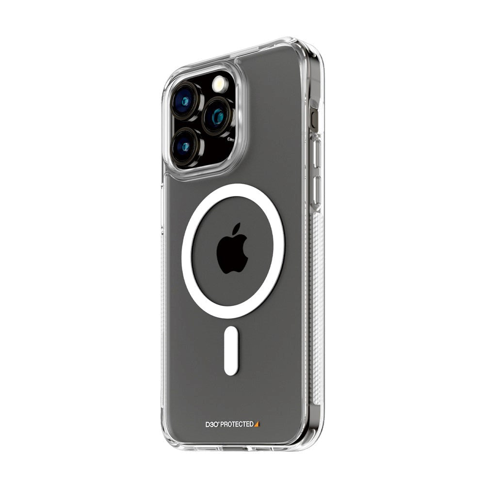 iPhone 15 Pro Max Cover PanzerGlass D3O Bio HardCase - MagSafe Kompatibel - Gennemsigtig