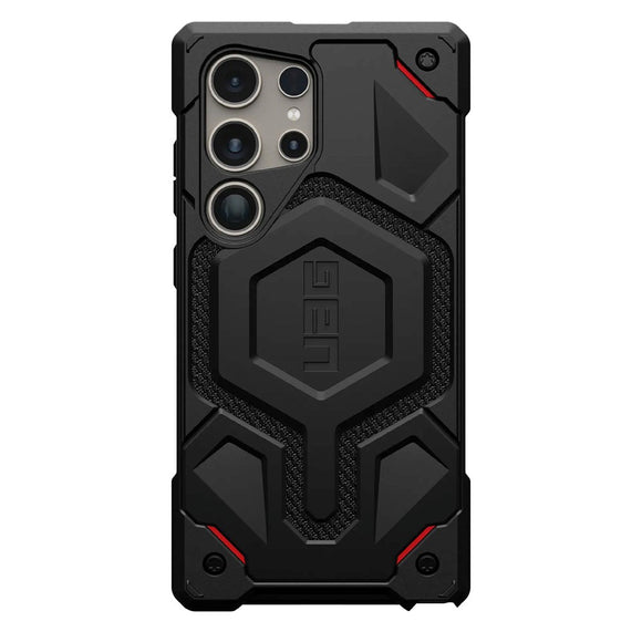 Samsung Galaxy S24 Ultra UAG MONARCH Pro Series Cover - MagSafe Kompatibel - Kevlar Black