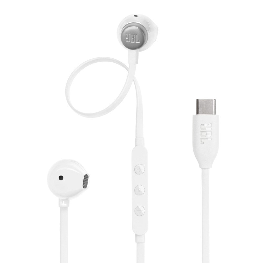 JBL Tune 305C In-Ear Høretelefoner - Hvid