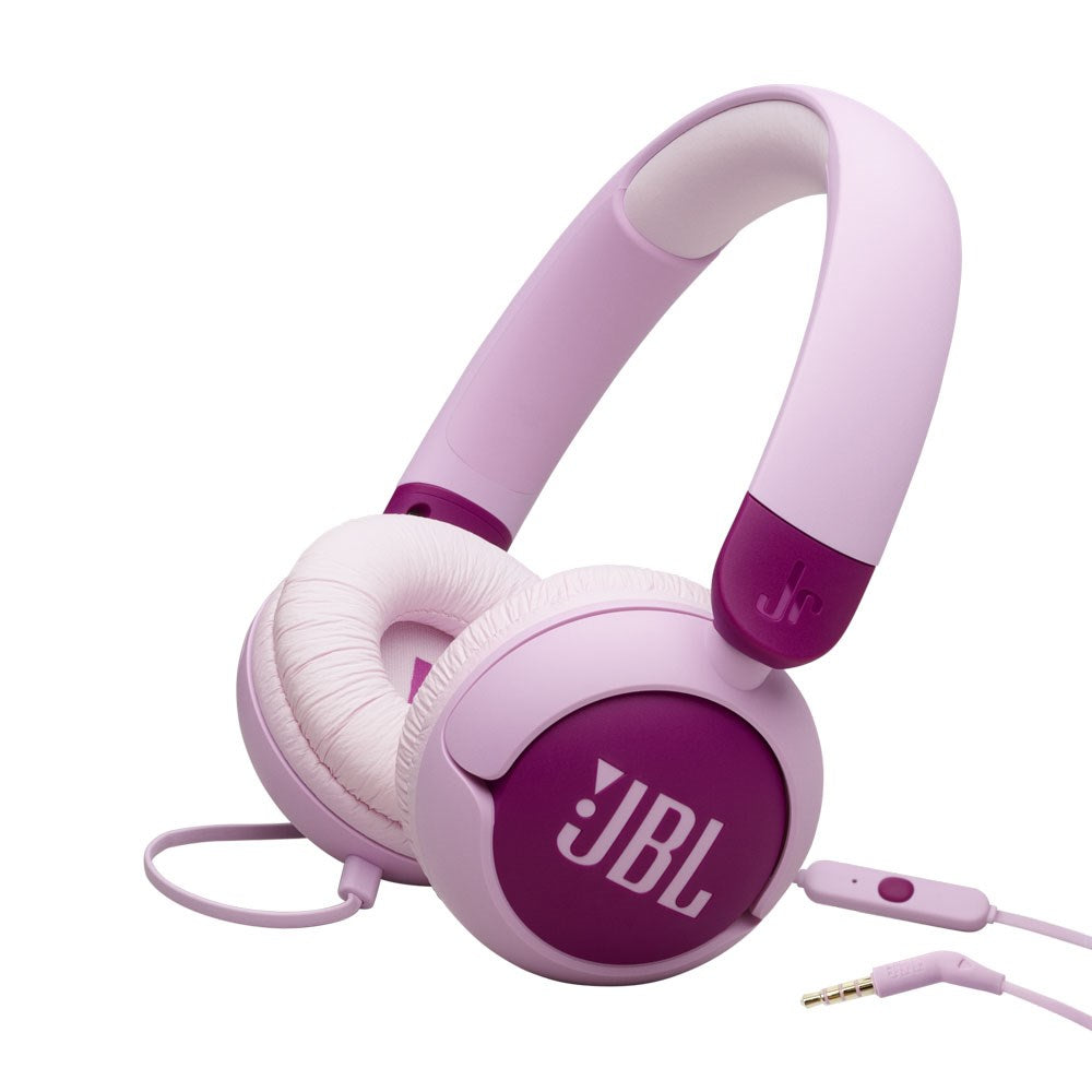 JBL Junior 320 On-Ear Børne Headset Maks. 85 dB m. Ledning - Høretelefoner - Lyserød