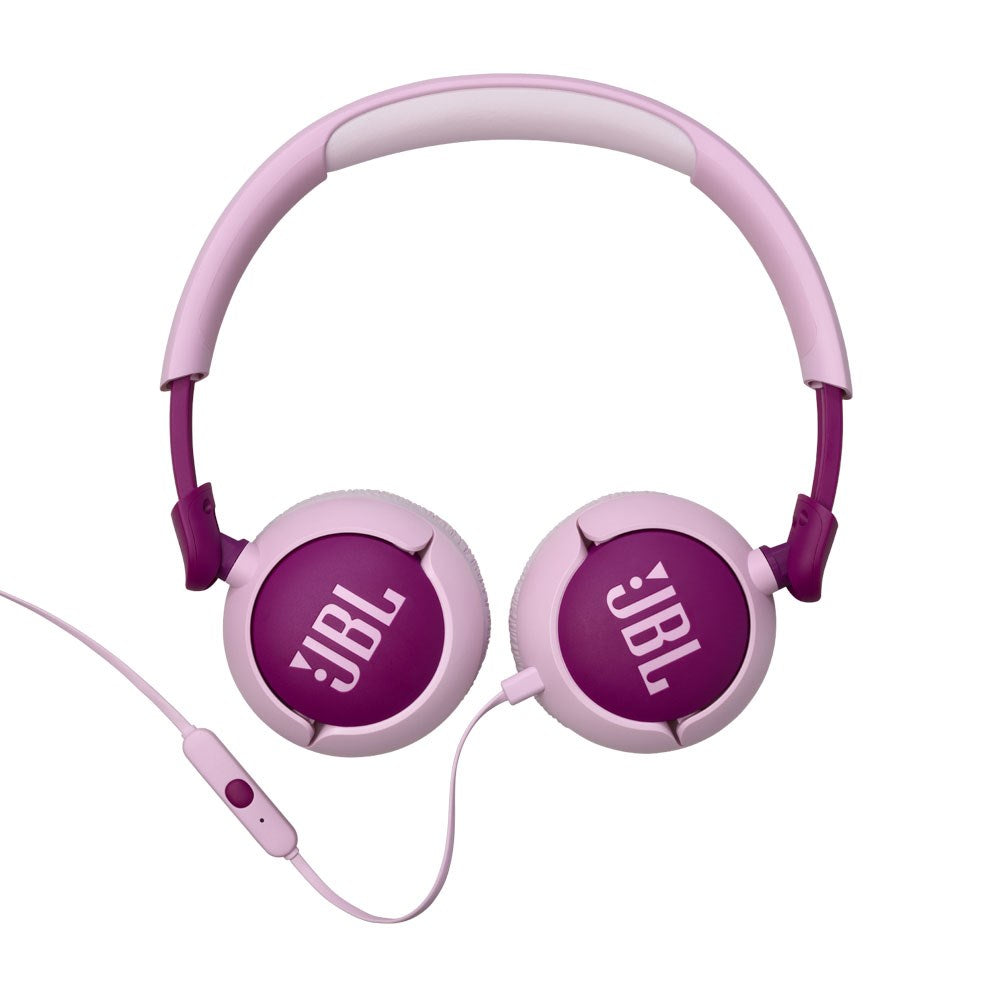 JBL Junior 320 On-Ear Børne Headset Maks. 85 dB m. Ledning - Høretelefoner - Lyserød
