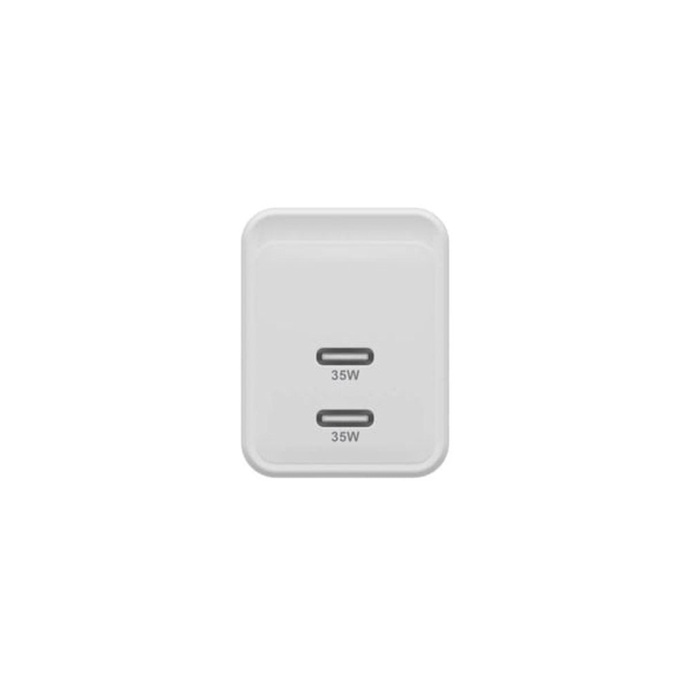 Hyper HyperJuice 35W Vægoplader m. 2x USB-C - Hvid