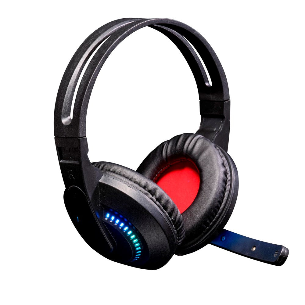 Denver Headset til Gaming m. LED-Lys - Sort
