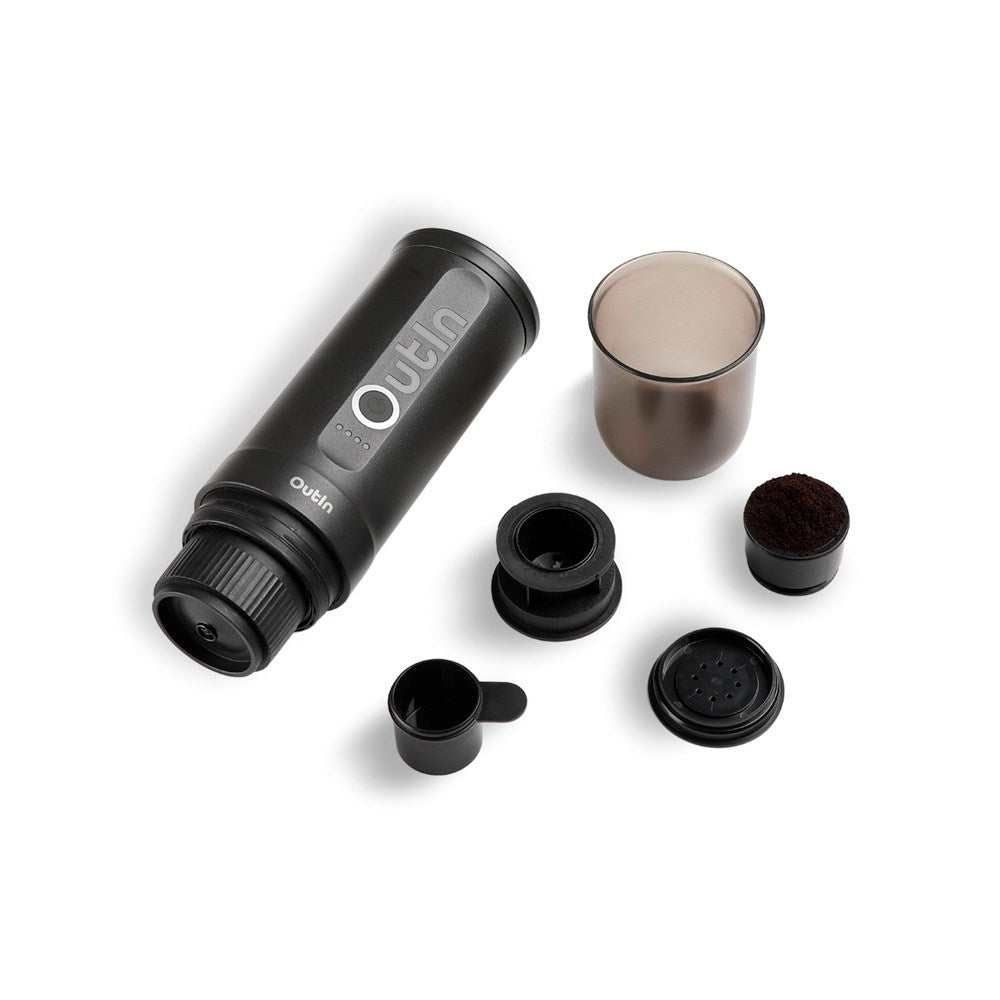 OutIn Nano Bærbar Espressomaskine Sæt - Space Grey