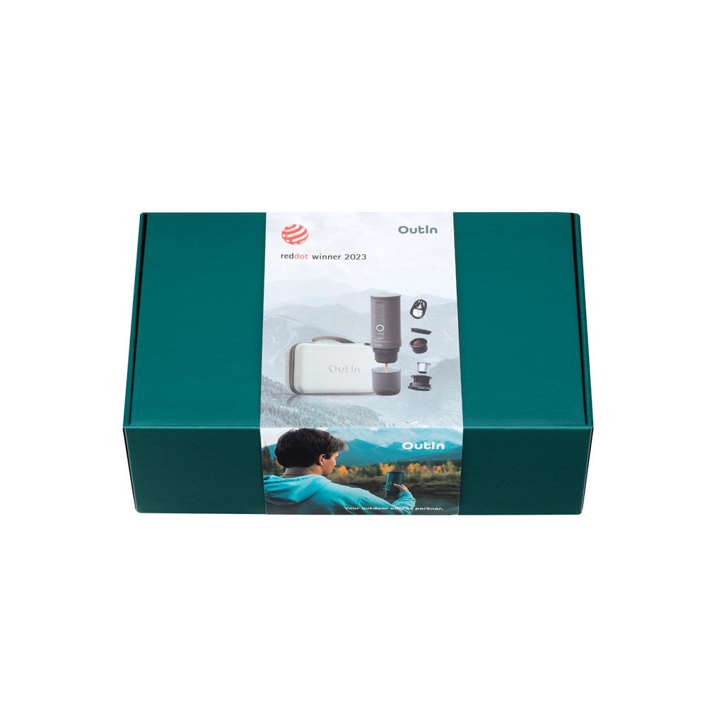 OutIn Nano Bærbar Espressomaskine Sæt - Space Grey