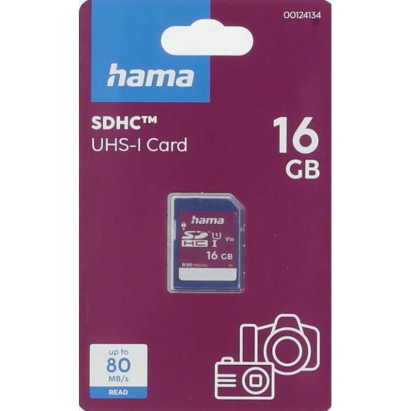 HAMA SDHC-Hukommelseskort 80MB/s - 16GB