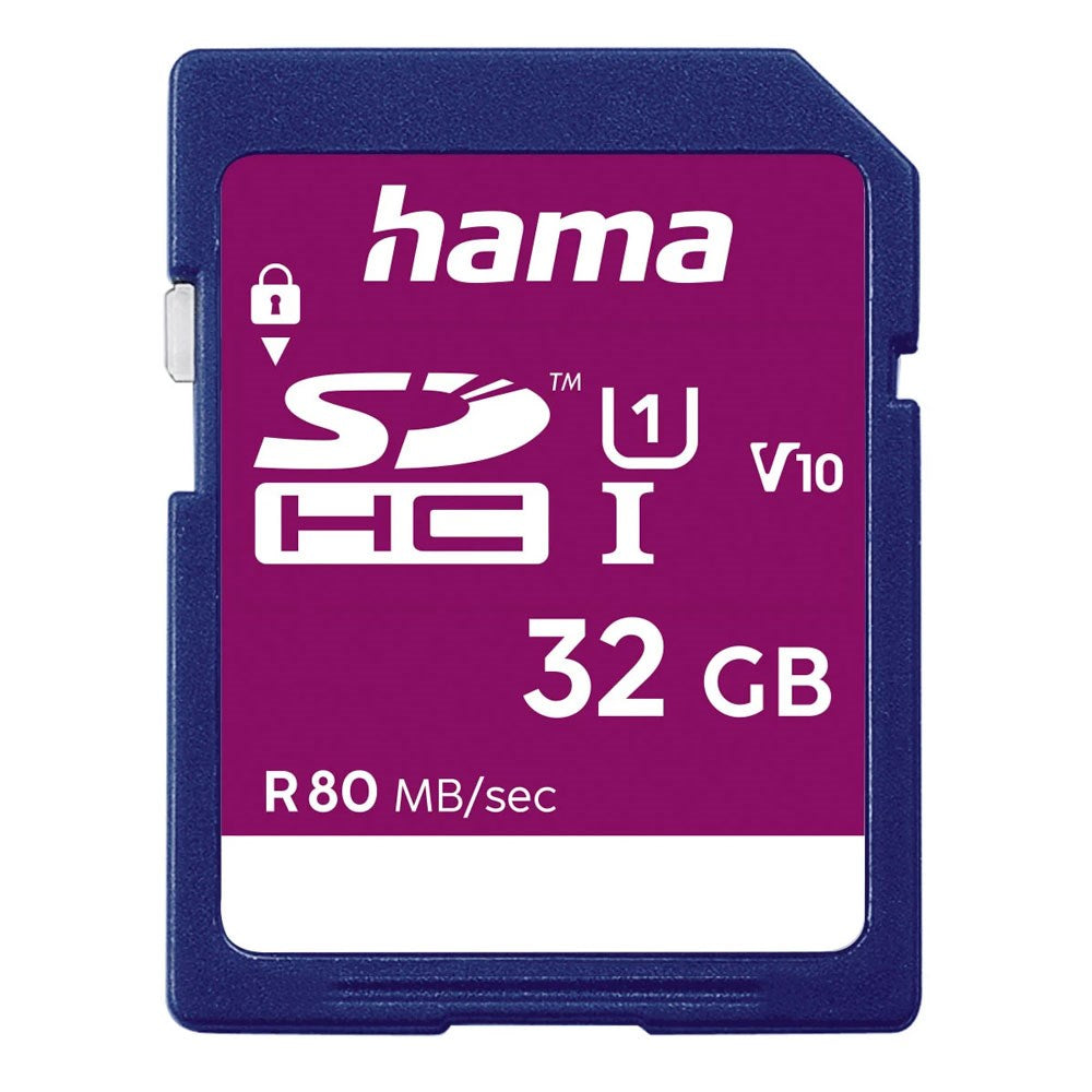 HAMA SDHC-Hukommelseskort 80MB/s - 32GB