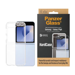 Samsung Galaxy Z Flip7 FE / Flip6 Cover PanzerGlass HardCase Antibakteriel - Gennemsigtig