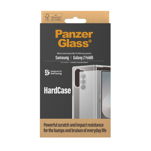 Samsung Galaxy Z Fold6 Cover PanzerGlass HardCase Antibakteriel - Gennemsigtig
