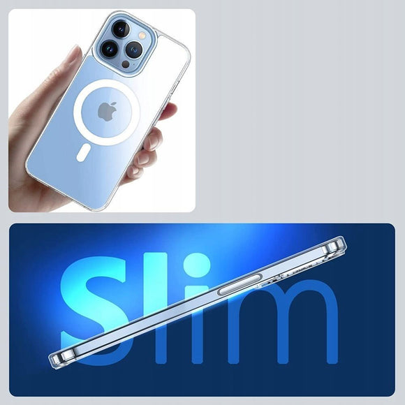 iPhone SE (2022 / 2020) / 8 / 7 Tech-Protect Magmat Cover - MagSafe Kompatibel - Gennemsigtig