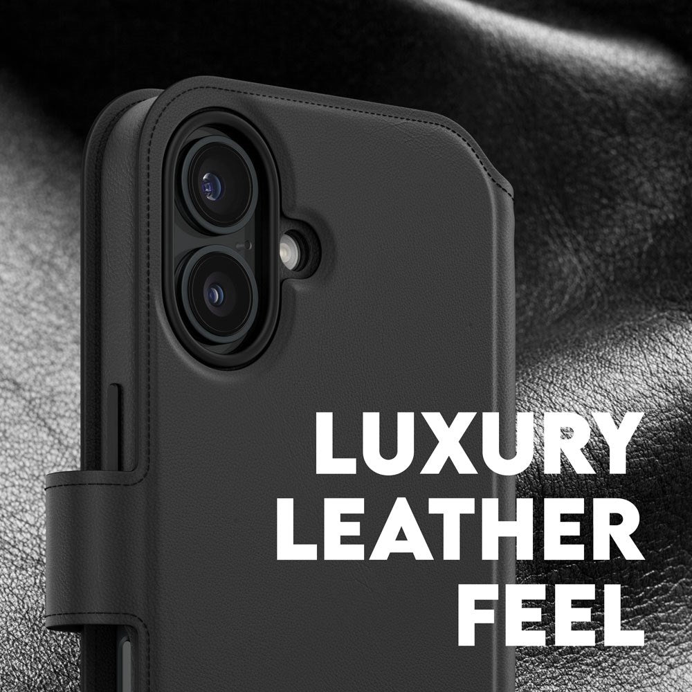 CARE by PanzerGlass iPhone 16 Feature Tango 2-in-1 Cover m. Pung - Sort