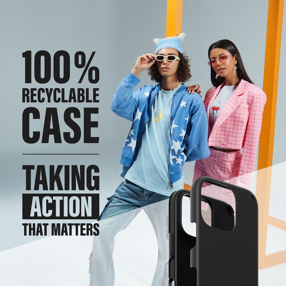 CARE by PanzerGlass iPhone 16 Pro Feature Double Defence Cover - Sort