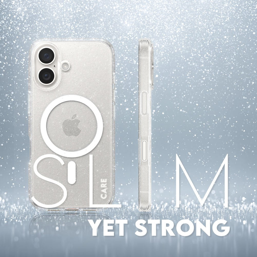 CARE by PanzerGlass iPhone 16 FLAGSHIP Urban Combat Case - MagSafe Kompatibel - Star Lit / White