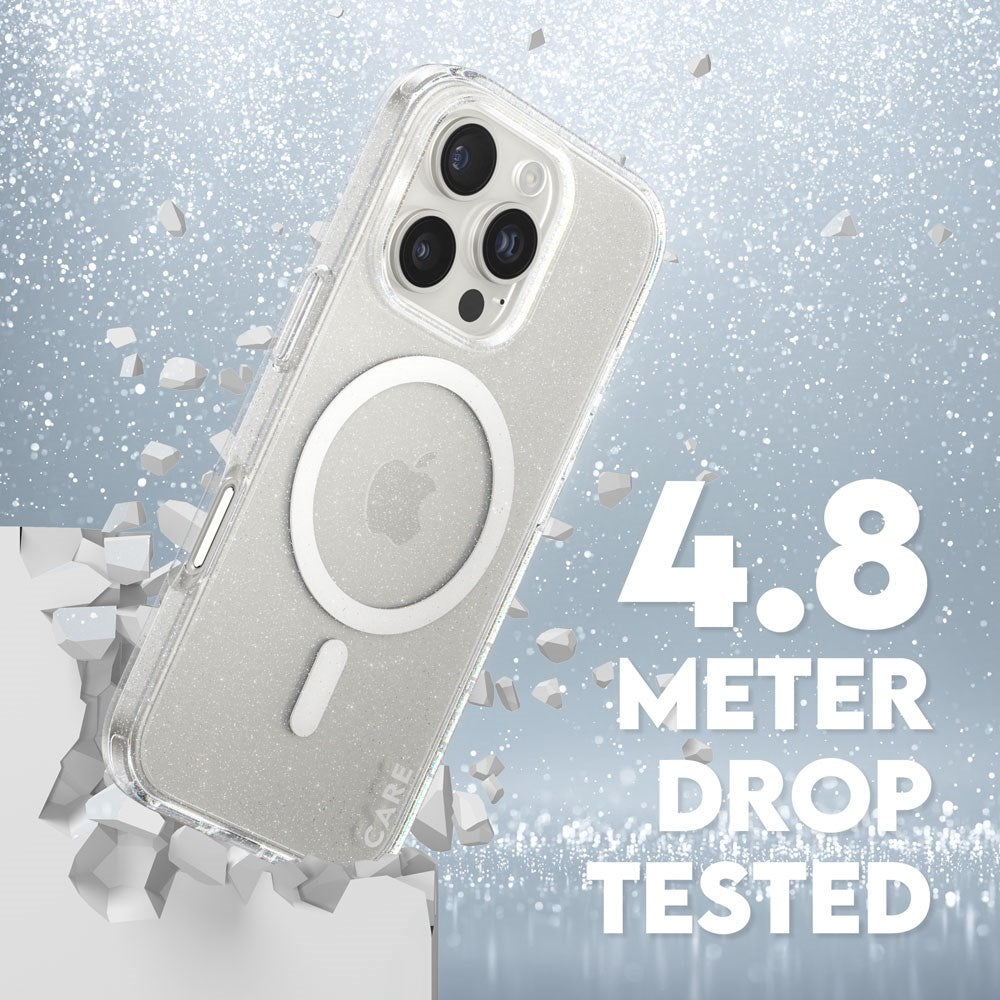 CARE by PanzerGlass iPhone 16 Pro FLAGSHIP Urban Combat Case - MagSafe Kompatibel - Star Lit / White