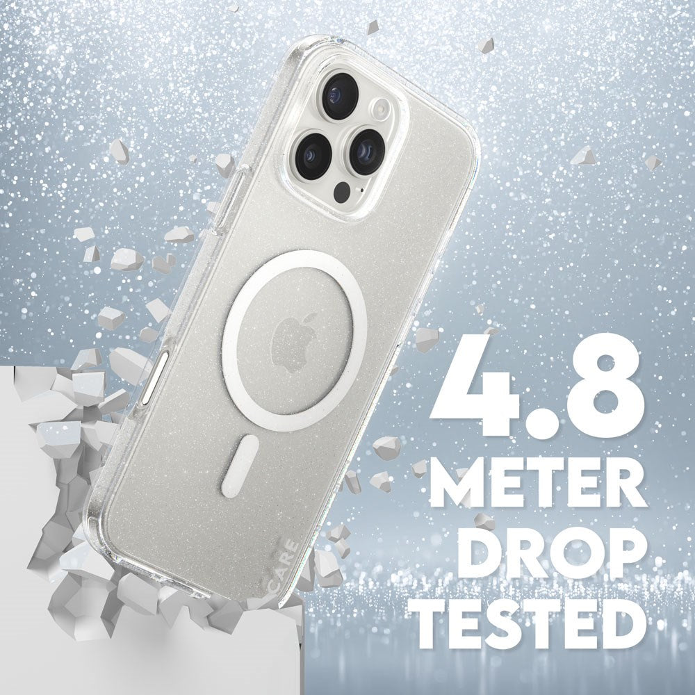 CARE by PanzerGlass iPhone 16 Pro Max FLAGSHIP Urban Combat Case - MagSafe Kompatibel - Star Lit / White