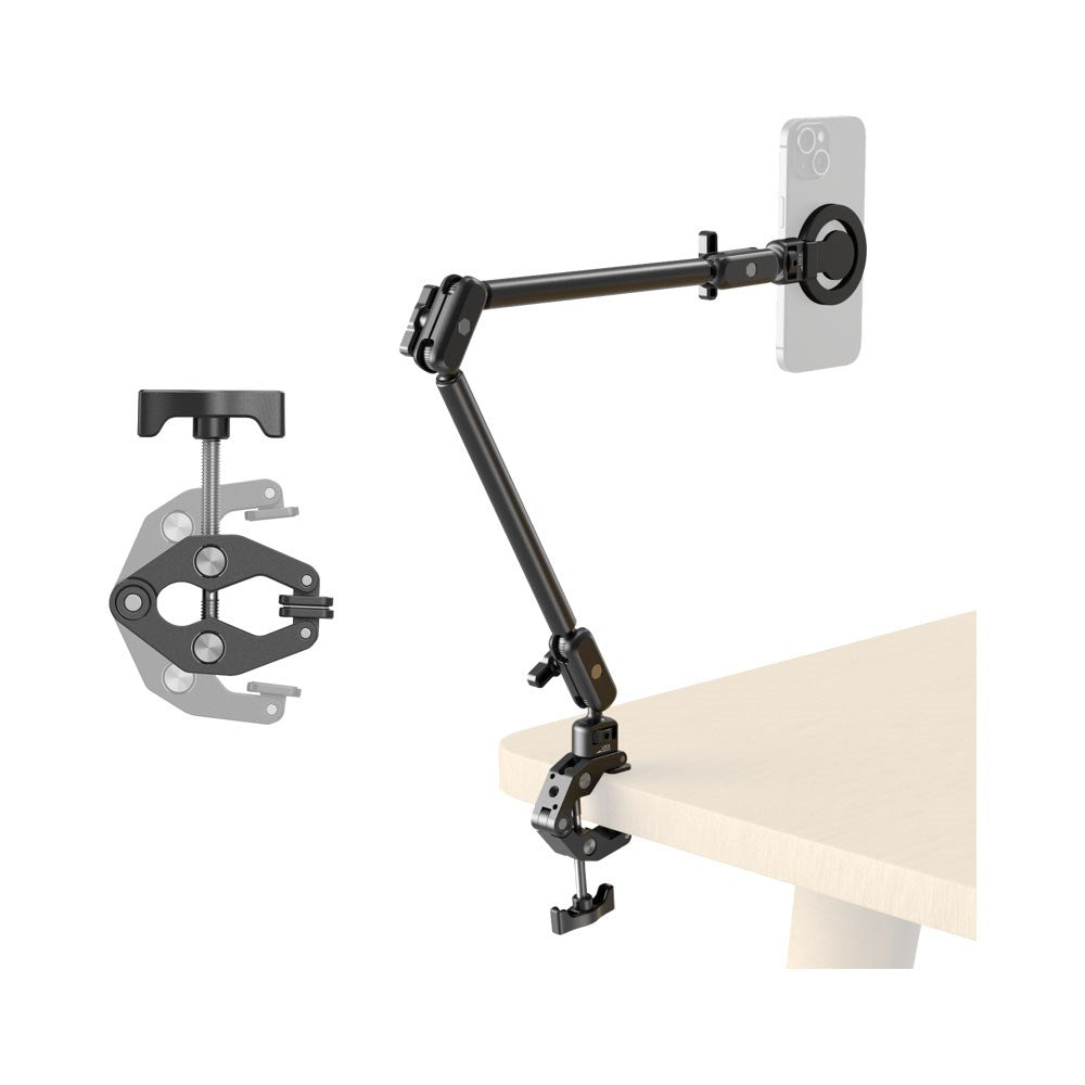 SmallRig 5626 Crab-Shaped Mobilholder til Bord - MagSafe Kompatibel - Sort