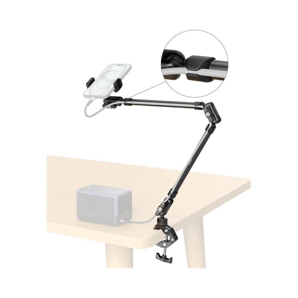 SmallRig 5625 Crab-Shaped Mobilholder til Bord - Sort