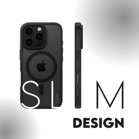CARE by PanzerGlass iPhone 16 Pro FLAGSHIP Urban Combat Case - MagSafe Kompatibel - Transparent / Black Frame