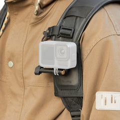 SmallRig 5721 Hook & Loop Rygsæk Rem til Action Kamera - Sort