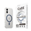 CARE by PanzerGlass iPhone 16 FLAGSHIP Urban Combat Case - MagSafe Kompatibel - Transparent / Coronet Blue