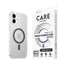 CARE by PanzerGlass iPhone 16 Plus FLAGSHIP Urban Combat Case - MagSafe Kompatibel - Transparent / Coronet Blue