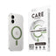 CARE by PanzerGlass iPhone 16 FLAGSHIP Urban Combat Case - MagSafe Kompatibel - Transparent / Piquant Green