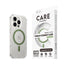 CARE by PanzerGlass iPhone 16 Pro FLAGSHIP Urban Combat Case - MagSafe Kompatibel - Transparent / Piquant Green