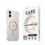 CARE by PanzerGlass iPhone 16 Plus FLAGSHIP Urban Combat Case - MagSafe Kompatibel - Transparent / Peach Fuzz