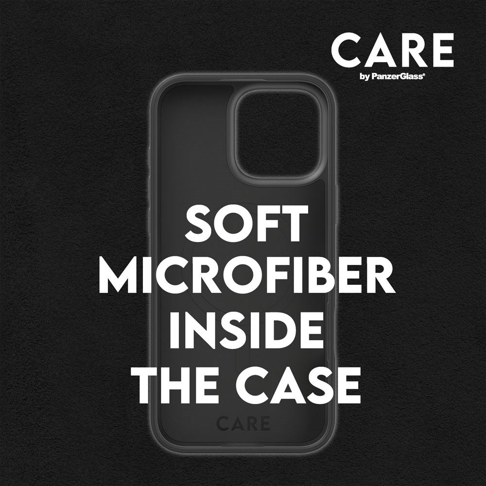 CARE by PanzerGlass iPhone 16 Pro FASHION Fearlessly Fashionable Case - MagSafe Kompatibel - Black