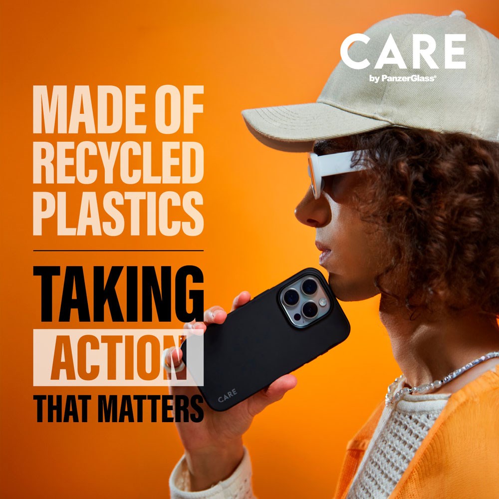 CARE by PanzerGlass iPhone 16 Plus FASHION Fearlessly Fashionable Case - MagSafe Kompatibel - Black