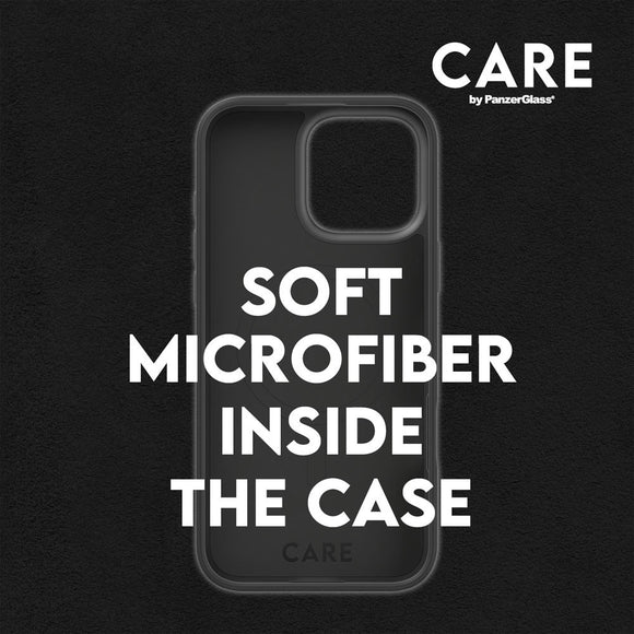 CARE by PanzerGlass iPhone 16 Pro Max FASHION Fearlessly Fashionable Case - MagSafe Kompatibel - Black