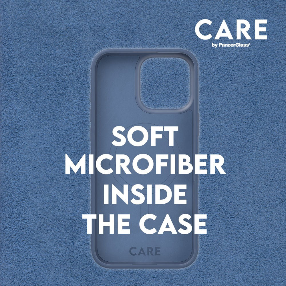 CARE by PanzerGlass iPhone 16 Pro FASHION Fearlessly Fashionable Case - MagSafe Kompatibel - Coronet Blue