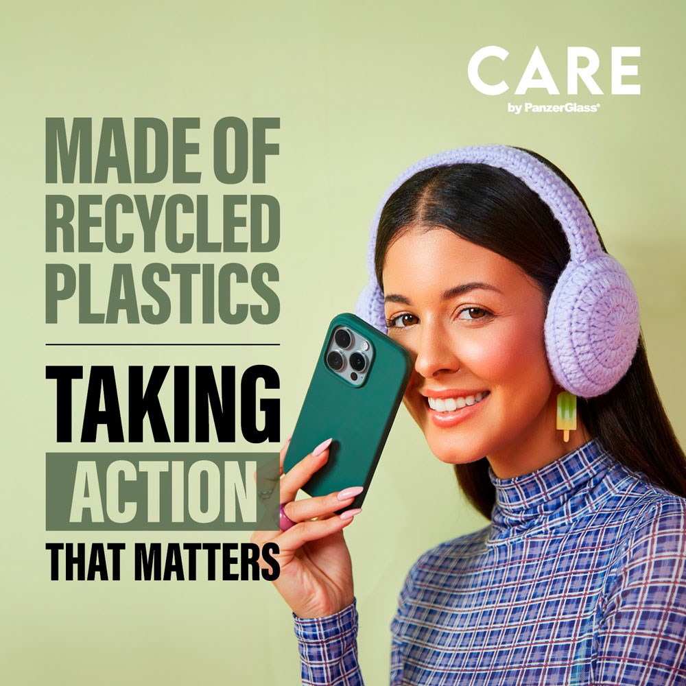 CARE by PanzerGlass iPhone 16 FASHION Fearlessly Fashionable Case - MagSafe Kompatibel - Piquant Green