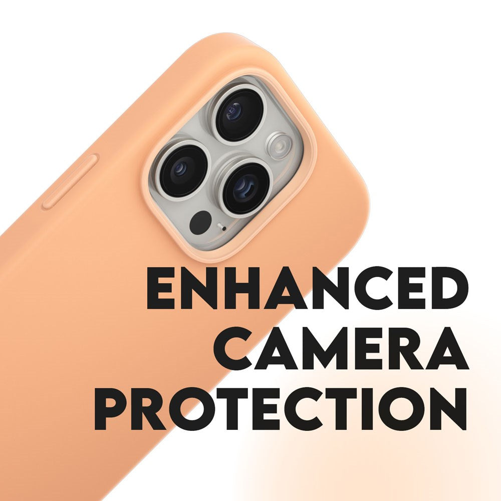 CARE by PanzerGlass iPhone 16 Pro FASHION Fearlessly Fashionable Case - MagSafe Kompatibel - Peach Fuzz