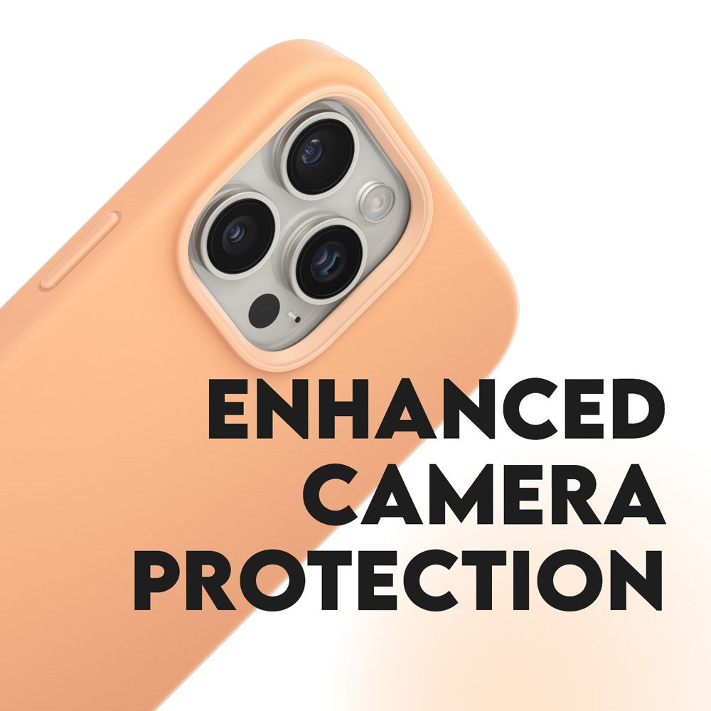 CARE by PanzerGlass iPhone 16 Pro Max FASHION Fearlessly Fashionable Case - MagSafe Kompatibel - Peach Fuzz
