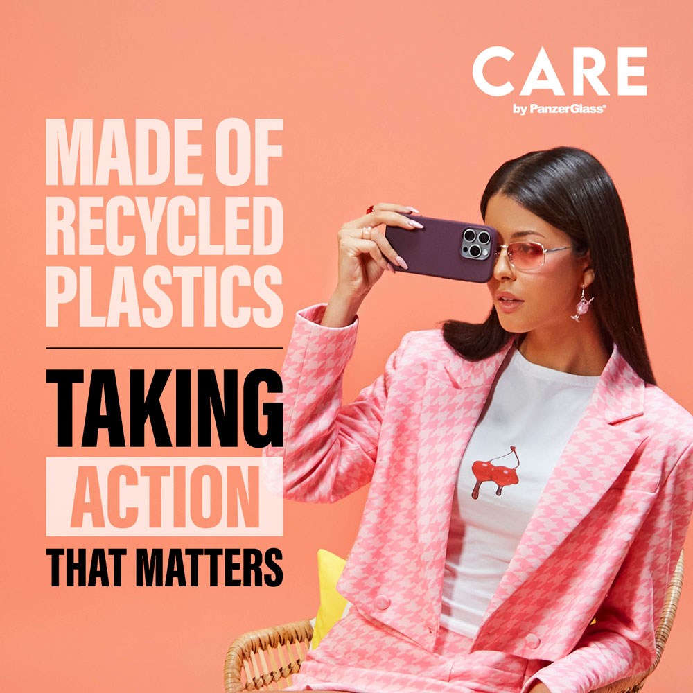 CARE by PanzerGlass iPhone 16 Pro Max FASHION Fearlessly Fashionable Case - MagSafe Kompatibel - Peach Fuzz