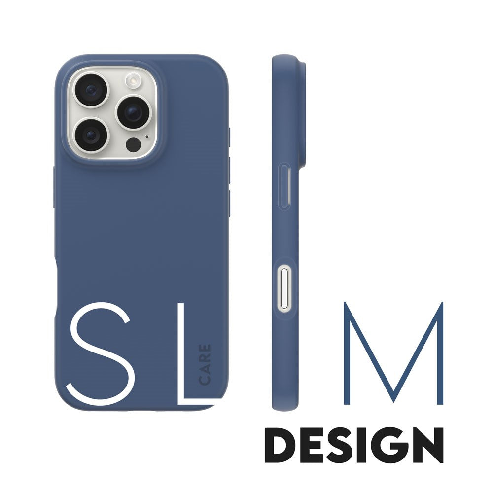 CARE by PanzerGlass iPhone 16 Pro FASHION Fearlessly Fashionable Case - Coronet Blue