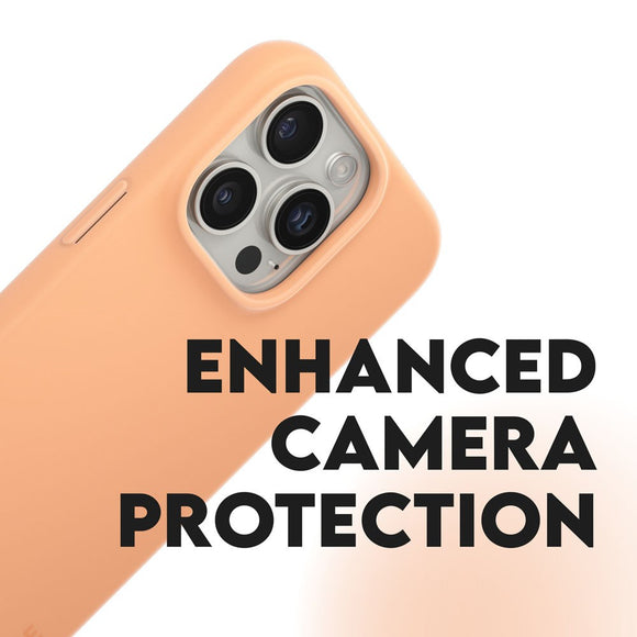 CARE by PanzerGlass iPhone 16 Pro FASHION Fearlessly Fashionable Case - Peach Fuzz