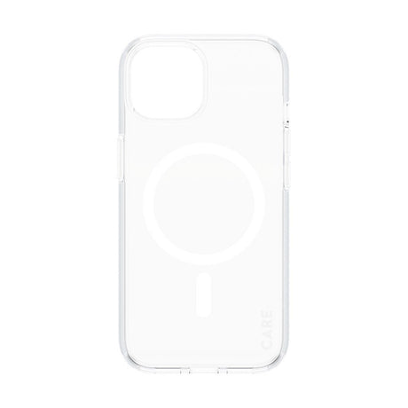 CARE by PanzerGlass iPhone 15 FLAGSHIP Urban Combat Case - MagSafe Kompatibel - Transparent / White